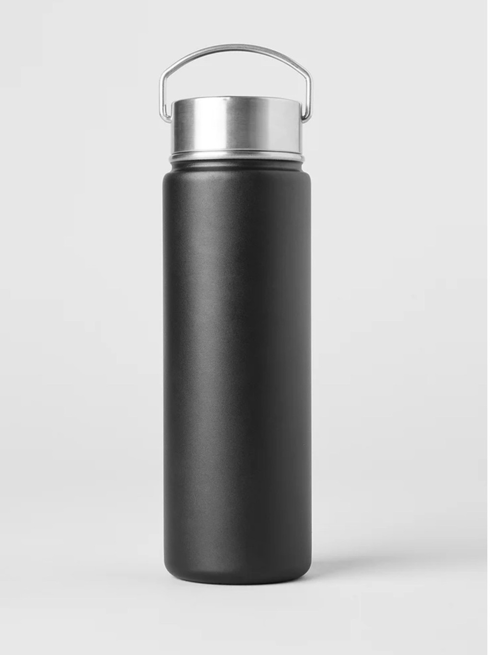 NWT Alo Stainless Steel Black Water Bottle - Picture 2 of 2